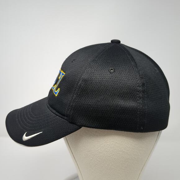 NDCL Fitted Baseball Cap Black M Embroidered Vented Holes Nike Legacy91 Dri-Fit - Picture 3 of 9